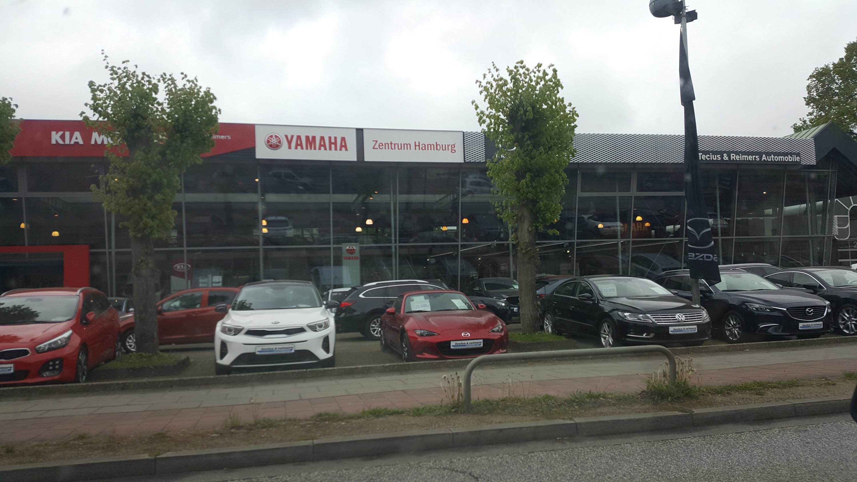 German car dealership in Hamburg