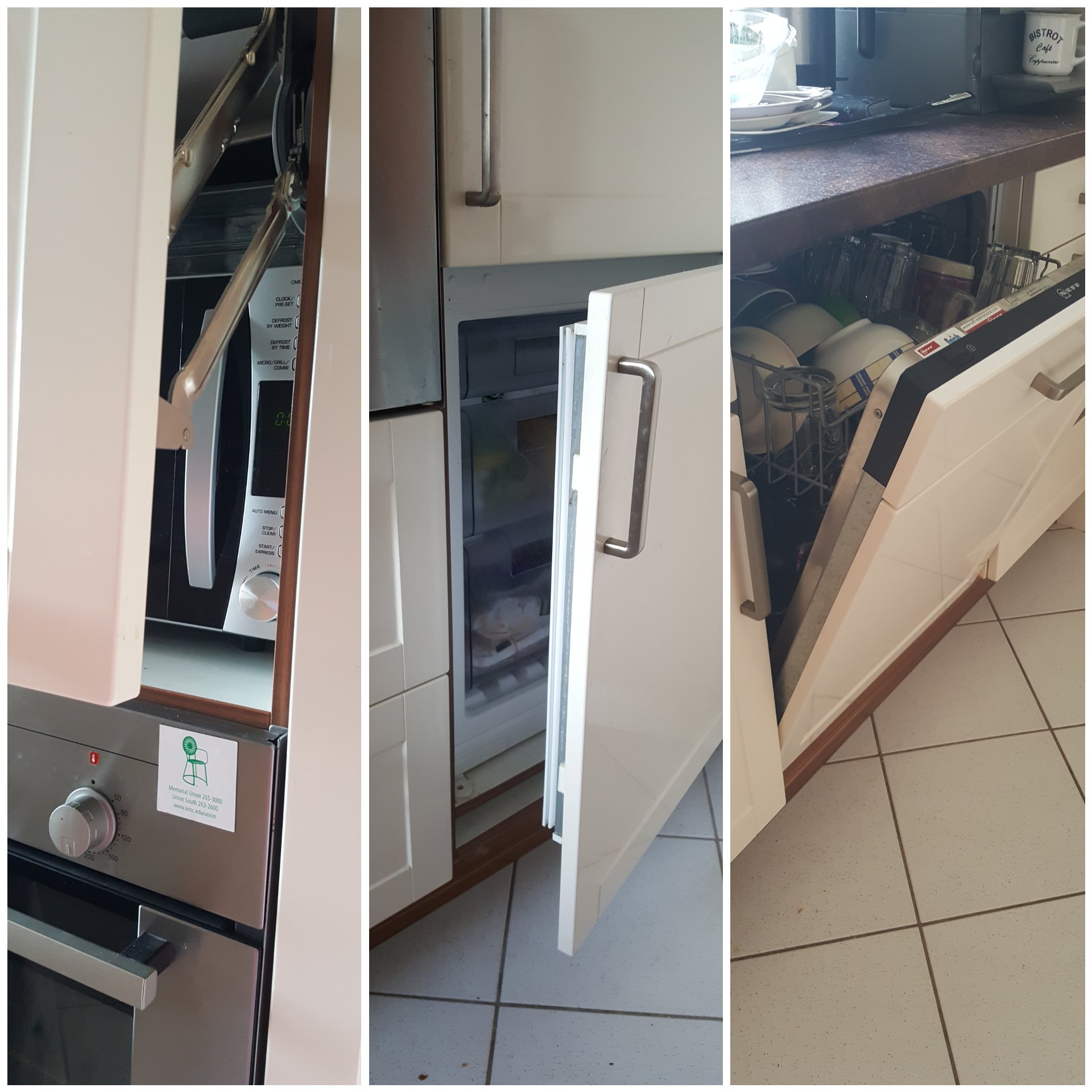 Hidden kitchen appliances