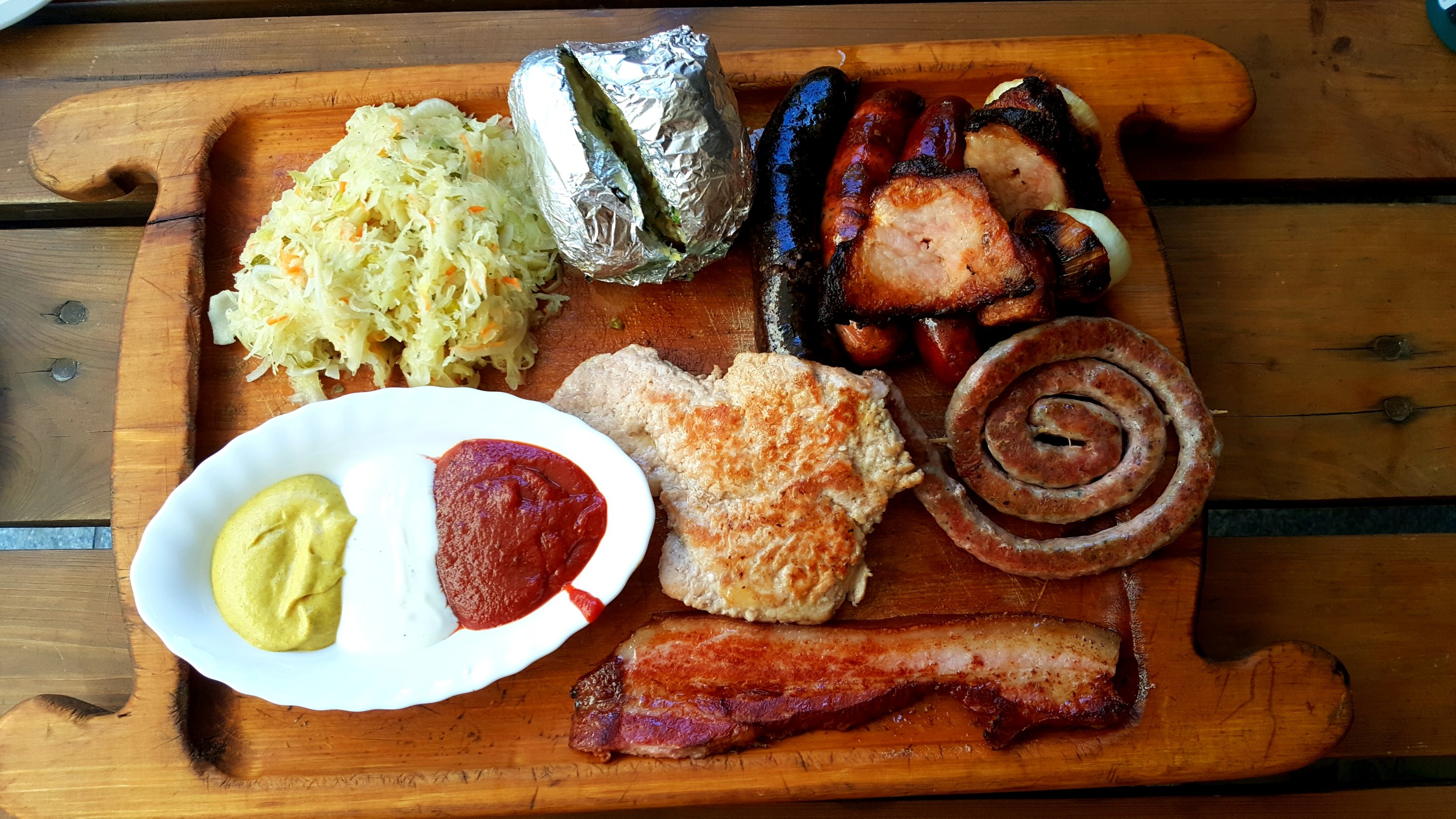 Meat platter. 
